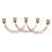 5.5'' H Aluminum Tabletop Candelabra