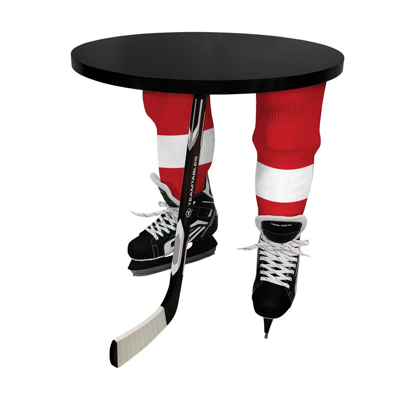 Table de bout à 3 pieds, Noir, Noir, Red Wings de Detroit