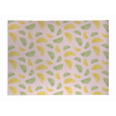 Summer Limes & Lemons Outdoor Rug