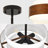 4 - Light Dimmable Drum Chandelier