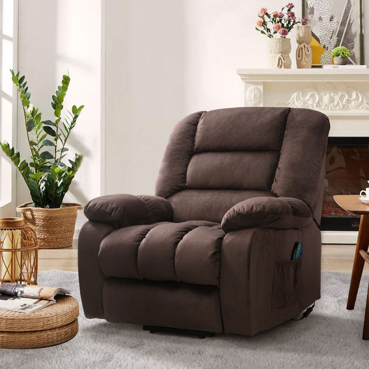 Red Barrel Studio® 39.4 Wide Ultimate Comfort Power Lift Recliner with  Heated Massage Spacious & Ergonomic & Reviews
