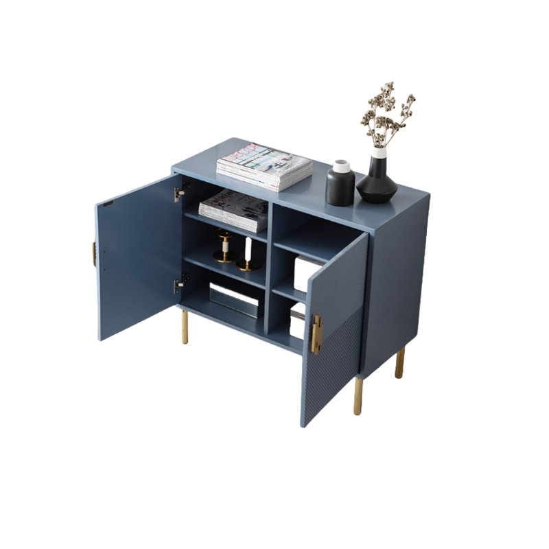 Simple Blue Creative Porch Cabinet Accent Cabinet