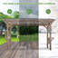 Pavillon de jardin en bois avec pergola Halden
