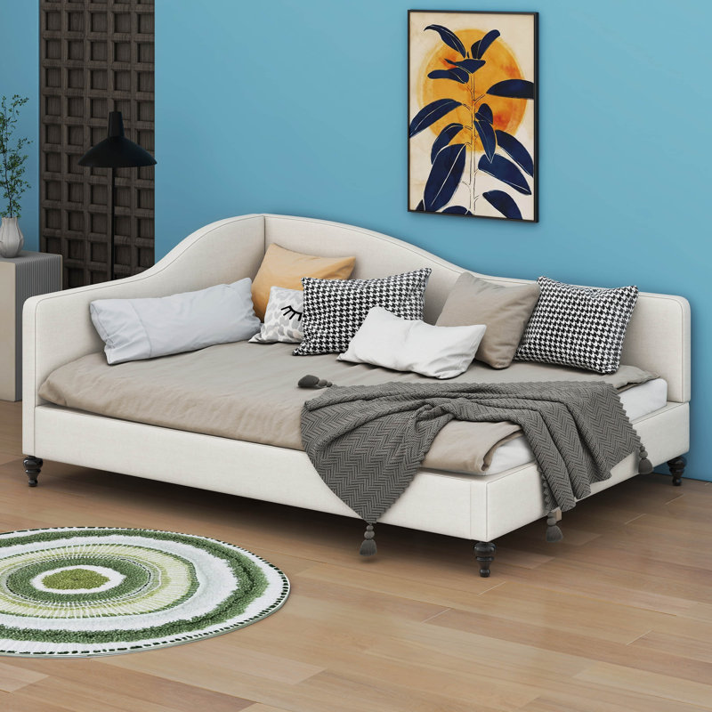 Linen Corner Daybed, Full, Beige