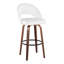 Ensemble de tabourets de bar style Mid-Century avec revêtement en similicuir-682774258