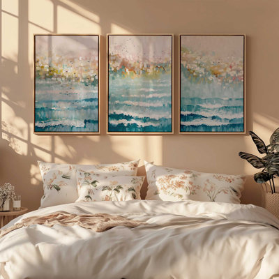 Seaside Sunrise Drift Set of 3 Prints