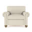 Fauteuil à panneau roulé avec pieds en oignon Leroy-231983624-184454783-168202334