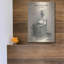 «Soap Distributeur Blueprint Brevet Parchment», art mural en métal-2045794772