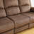 78.5"Pillow Top Arm  Reclining Sofa with Drop down table and Cupholders-574268725