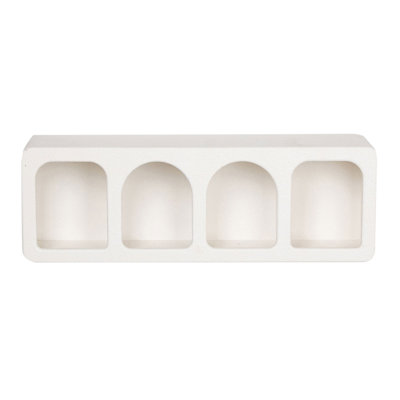 Muhyiddin Medium Density Fiberboard (MDF) Cube Shelf