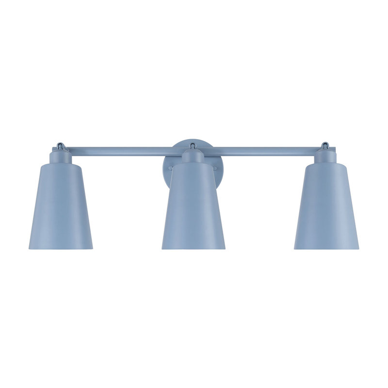 Éclairage pour meuble-lavabo 3 lumières Alvar, Harbor Blue, Bleu port