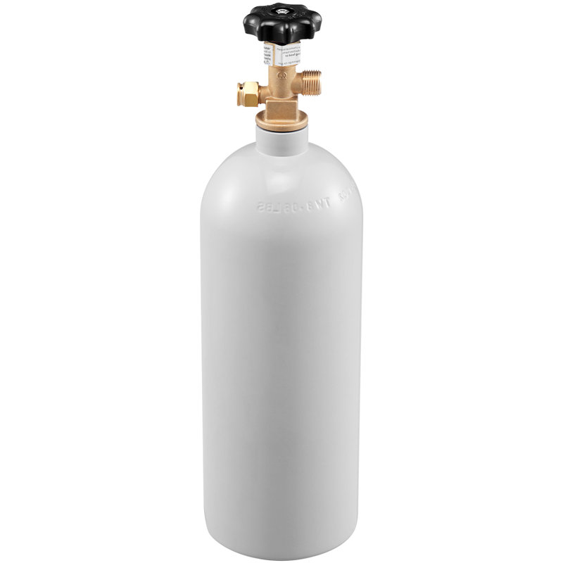 5 Lbs CO2 Tank Aluminum Gas Cylinder, Brand New CO2 Cylinder With Spray Coating, CO2 Tank With CGA320 Valve, For Draft Soda Beer