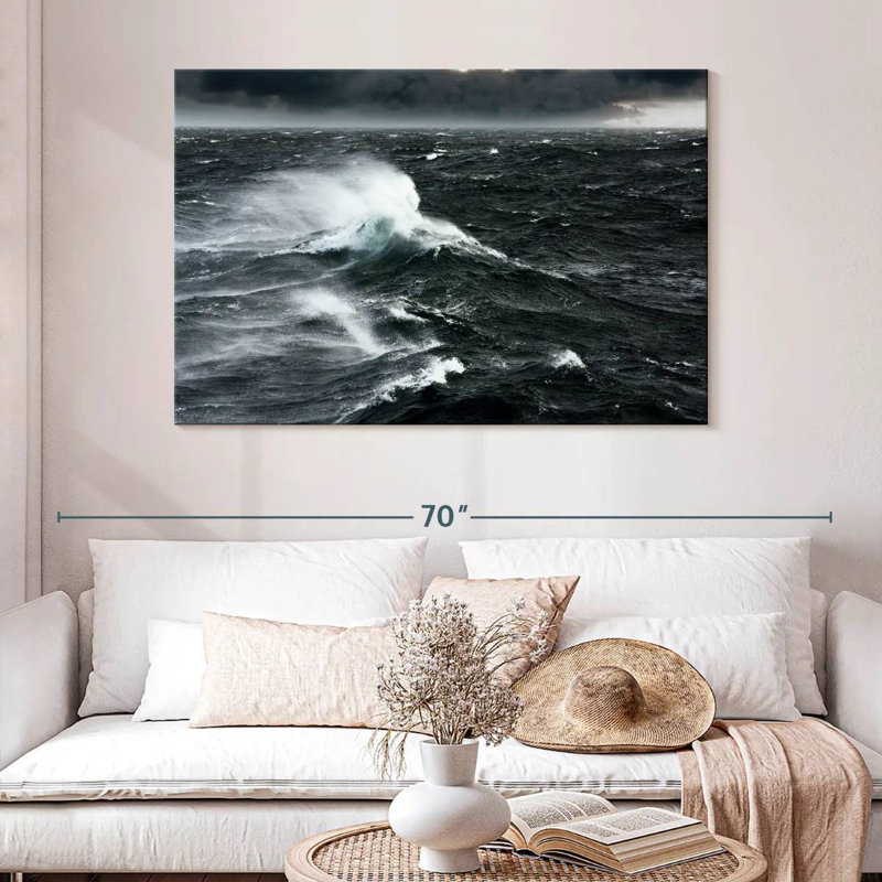 Alvord Ocean Strong Wind, 32" H x 48" W