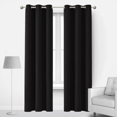 Lompoc Room Darkening Grommet Curtain Panels
