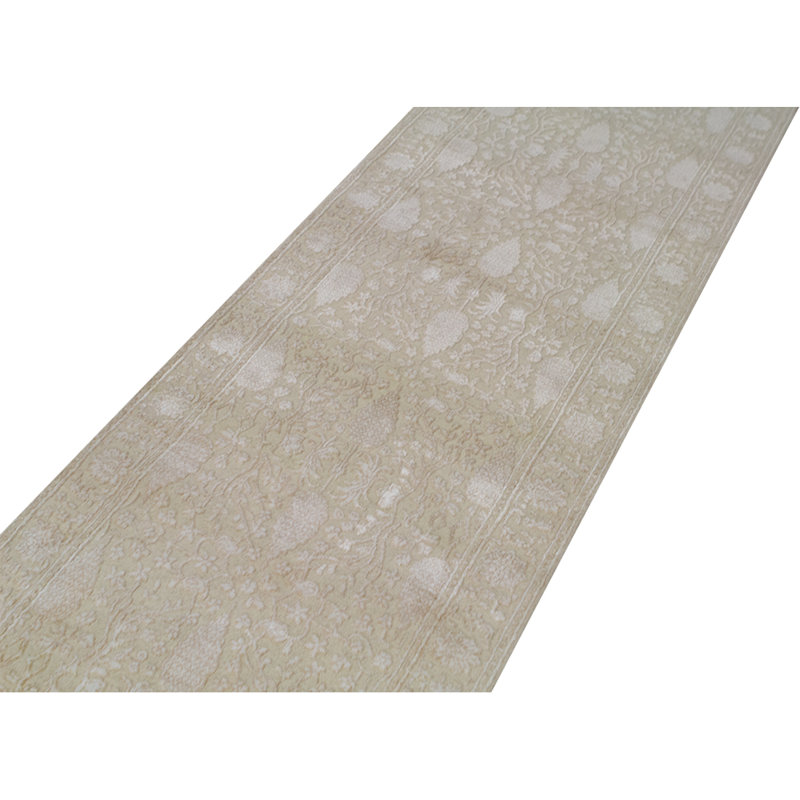 Floral Area Rug in Gray