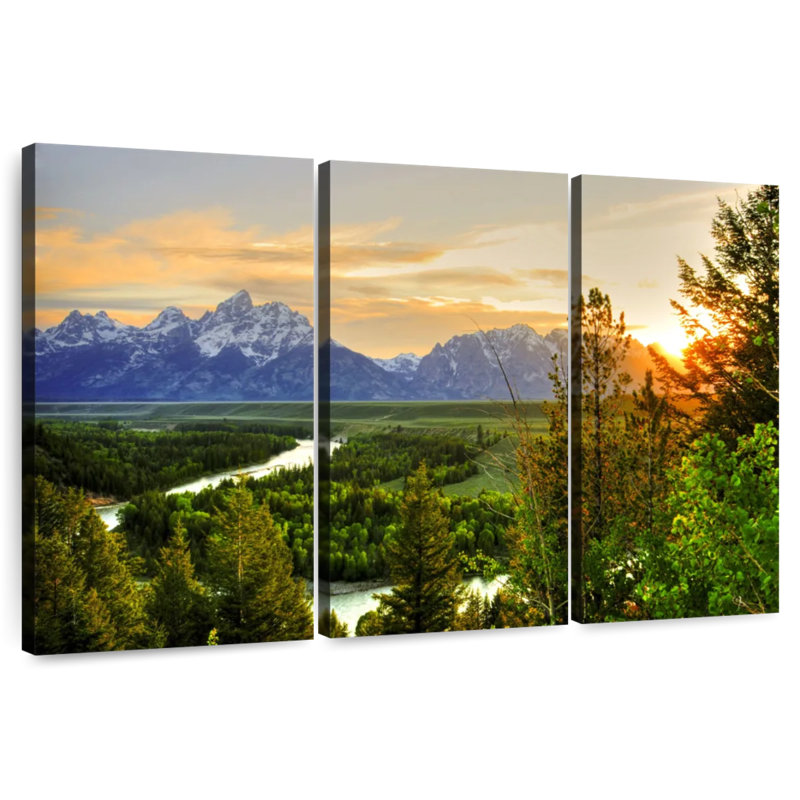 Alvord Grand Teton Overlook, 28" H x 45" W