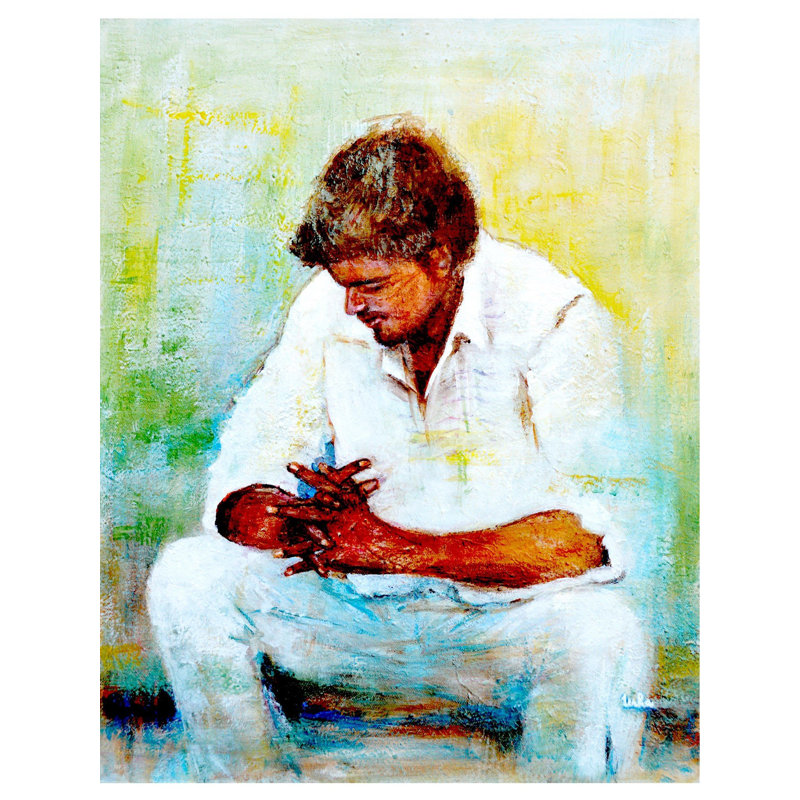 Deep In Thoughts | Acrylic On Canvas | By Usha Shantharam