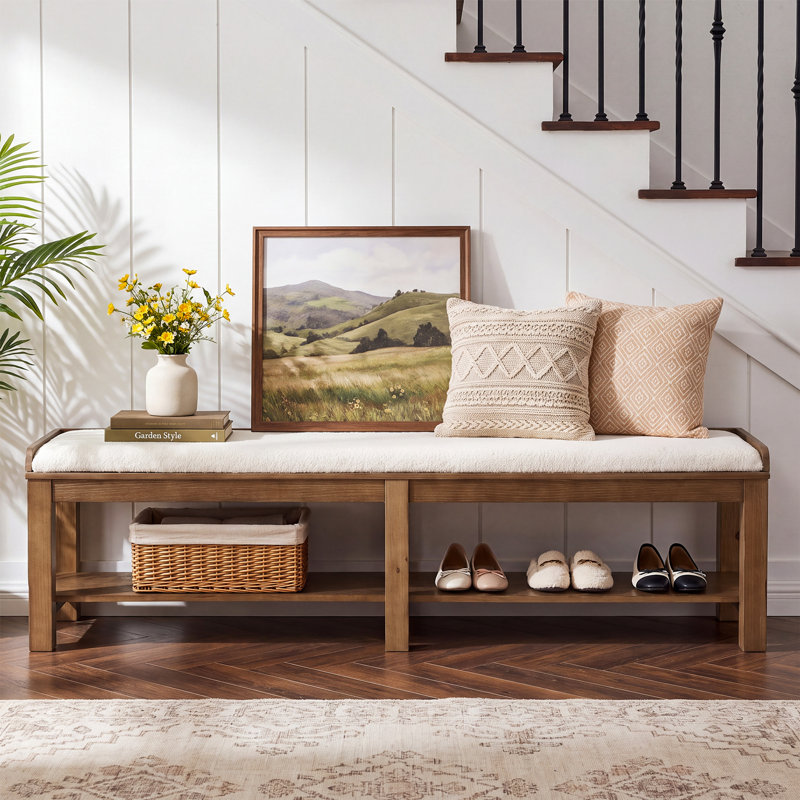 Banc de rangement pour chaussures 62,99 po