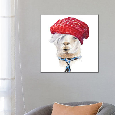 Fashion Llama by Lanie Loreth - Wrapped Canvas Painting