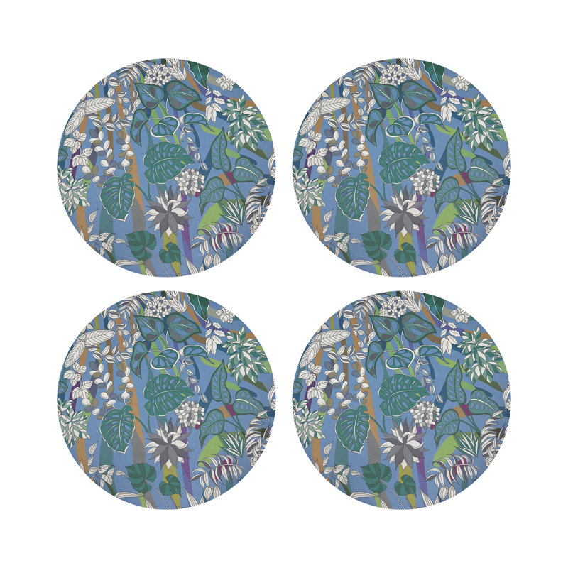 Sabi Jungle Pebble 16" Vinyl Placemat, Savuti