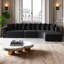 131,1 po, canapé incurvé moderne en forme de nuage, canapé modulaire en forme de L, canapé d'angle avec tissu chenille et 10 coussins-1129511886-1129511875