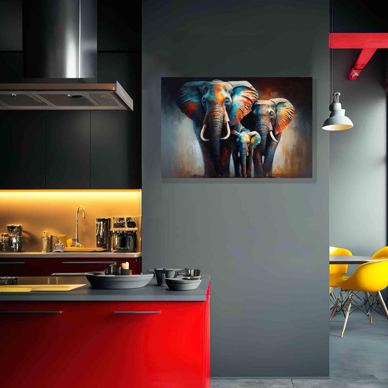 Animals Wall Decor on Canvas, 76cm H x 50cm W x 1cm D