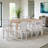 Ladder Back Solid Wood Dining Chairs With Upholstered Seat-105299741-105299740