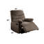 Fauteuil inclinable en tissu tissé-307660813