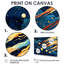 Radiant Cascade Of Comets II - Space, impression d'art mural-121576734-121576739-121576746