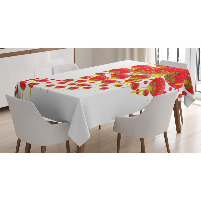 Lantern Tablecloth, 84" L x 60" W
