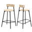 Ensemble de 2 tabourets de bar Boho-1625134684