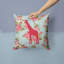 Coussin décoratif intérieur/extérieur bleu beige bleu élégance giraffe shabby-22327245