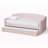 Marlee Modern Twin Size Velvet Fabric Daybed in Pink, 34.71" H X 81.50" L X 41.84" W-1293229175-1293229173