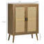Buffet avec portes en rotin