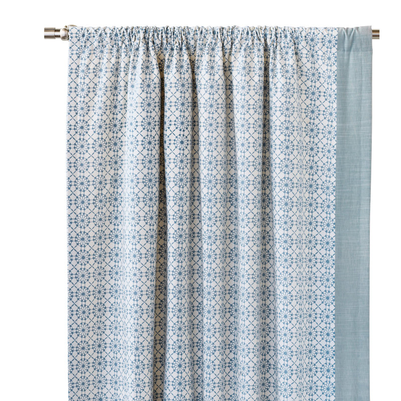 Penelope Room Darkening Curtain, Left, 48" W x 120" L
