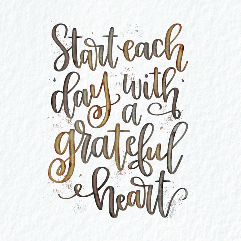 Haylah " Grateful Heart ", 30" H x 30" W  