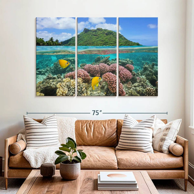 Aletra Huahine Underwater Ocean, 42" H x 65" W