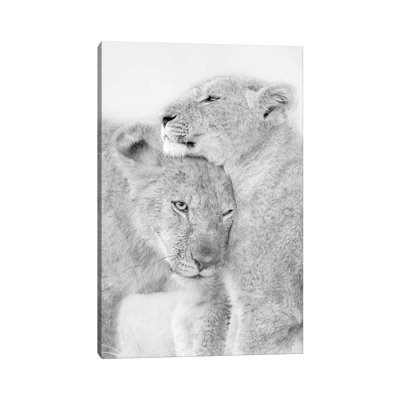 I Love You by Jun Zuo - Wrapped Canvas Print