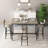 Reames 5-Piece Bar Table Set, Counter Height Table with 4 Bar Chairs, Pub Table Set