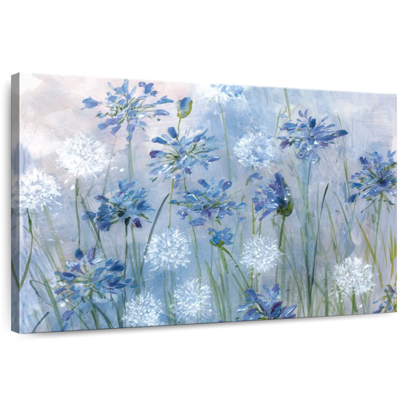 Harnek Dandelion And Agapanthus, 30" H x 45" W