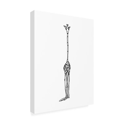 Girafe sur toile