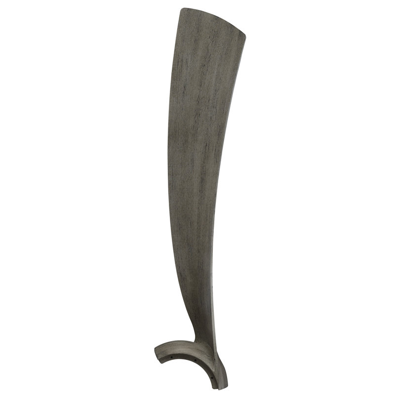 Wrap Custom 72 inch Indoor/Outdoor Ceiling Fan Blade Set of 3 - Weathered Wood, 3.54" H x 35.97" W x 9.97" D, Weathered Wood