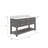 Abrianna 60" Carrara White Marble Countertop Bath Vanity with Mirror-696762621-792820937