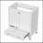 30 Inch Bathroom Vanity Base Only-384758143