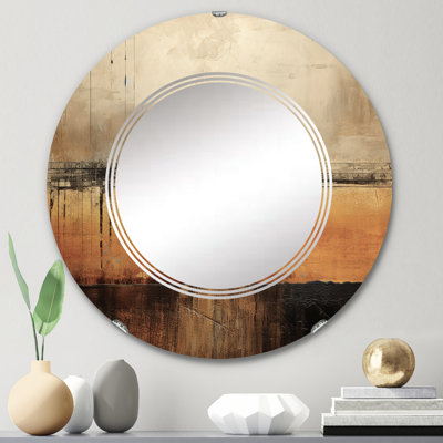 Sebaa - Miroir mural rond Meadow