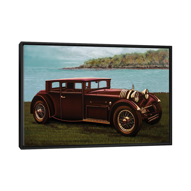 Voisin C20 Mylord Demi-Berline 1931 by Paul Meijering - Floater Frame Gallery-Wrapped Canvas Giclée on Canvas