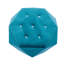 Velours bleu multifonction Polygon Diamond, repose-pieds, sièges et rangement, L 34 po x l 30,5 po, H 13,5 po, convient pour un élégant dortoir avec espace de rangement pour repose-pieds, 34 pouces de long, 30,5 de large, 13,5 de haut-124921246
