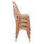 Chaise de salle à manger empilable en métal Ogawa-21921432