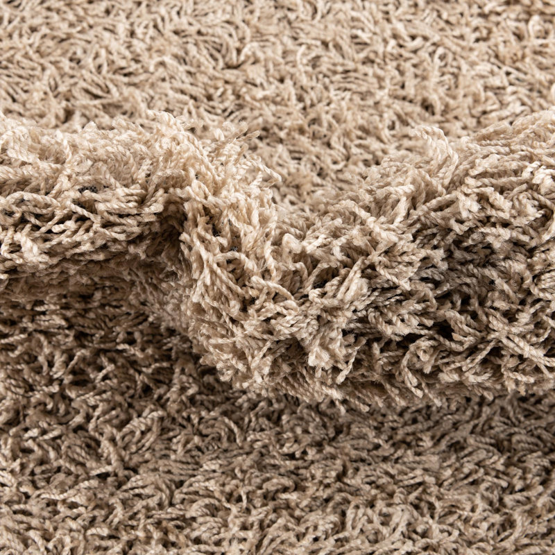 Comfort Solid Shag Indoor Rug, Rectangle 3'3" x 5'3"