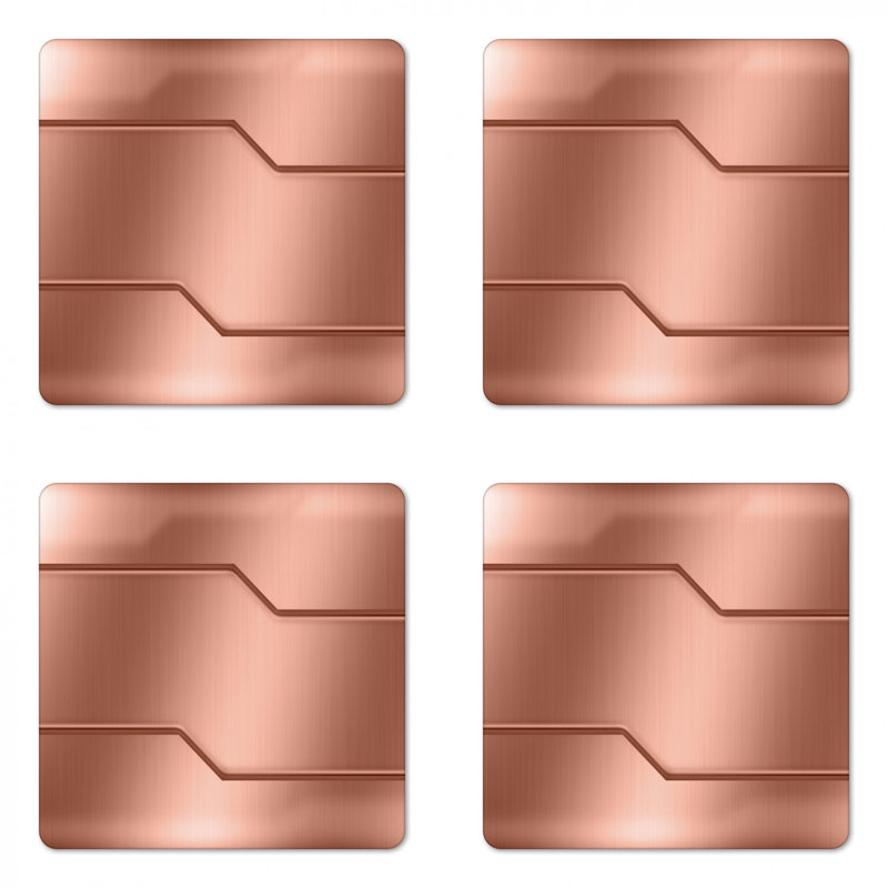Square 4 Piece Coaster Set